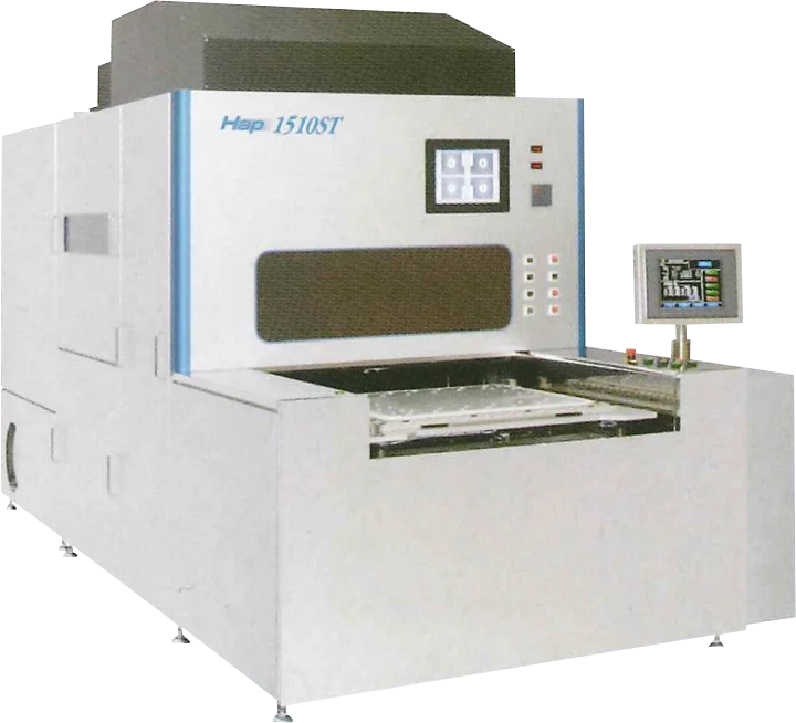 Exposure system for solder resist mounted with film mask scaling system